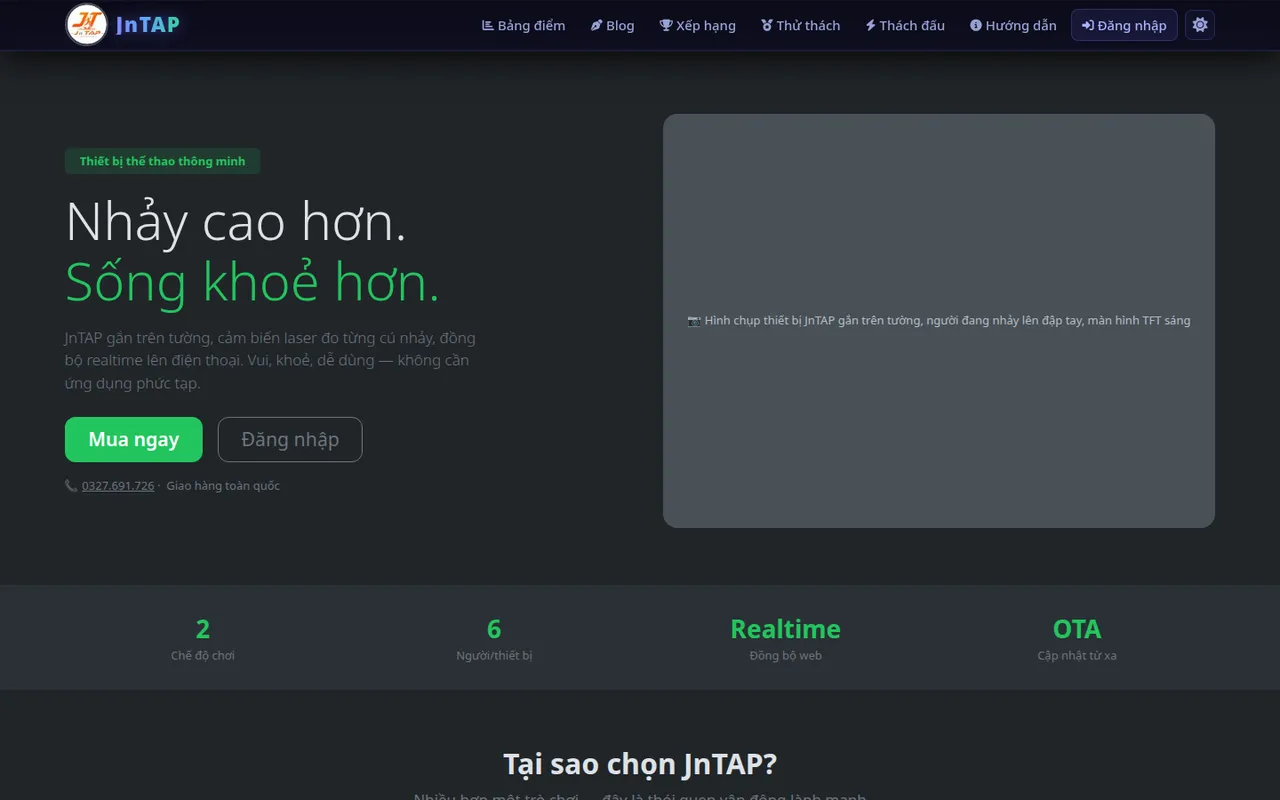 Ảnh chụp JNTAP — Jump & Tap
